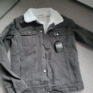 Dark grey jean jacket